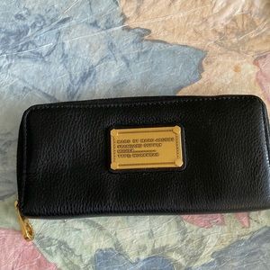 Marc by Marc Jacobs lambskin long wallet